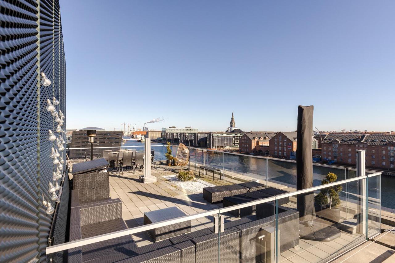 Luxury Harbourfront Penthouse With Private Rooftop Kopenhagen Bagian luar foto