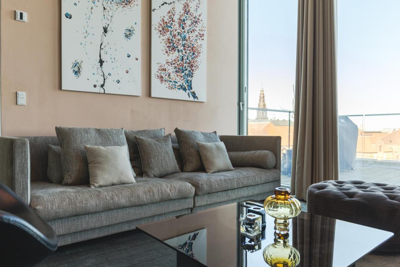 Luxury Harbourfront Penthouse With Private Rooftop Kopenhagen Bagian luar foto