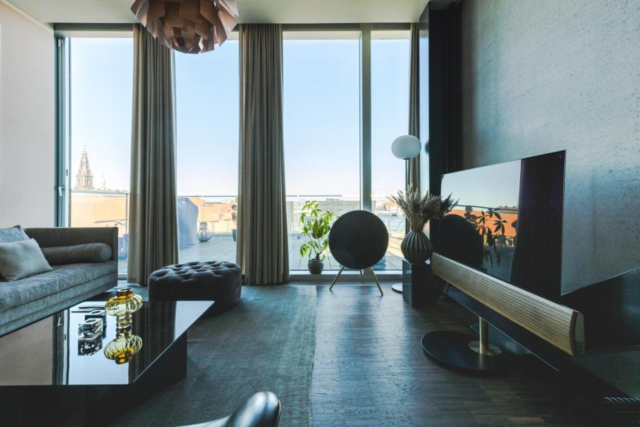 Luxury Harbourfront Penthouse With Private Rooftop Kopenhagen Bagian luar foto