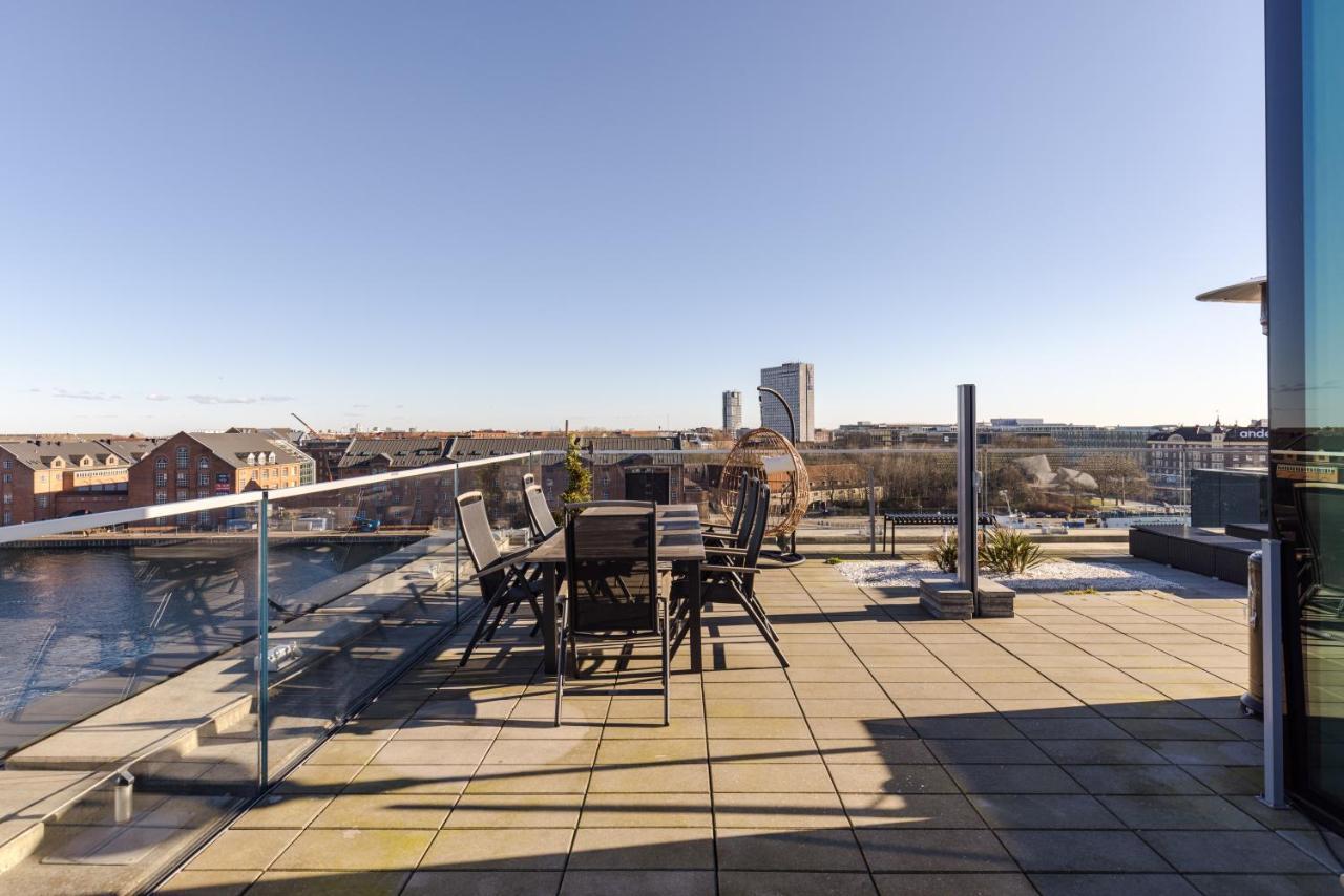 Luxury Harbourfront Penthouse With Private Rooftop Kopenhagen Bagian luar foto