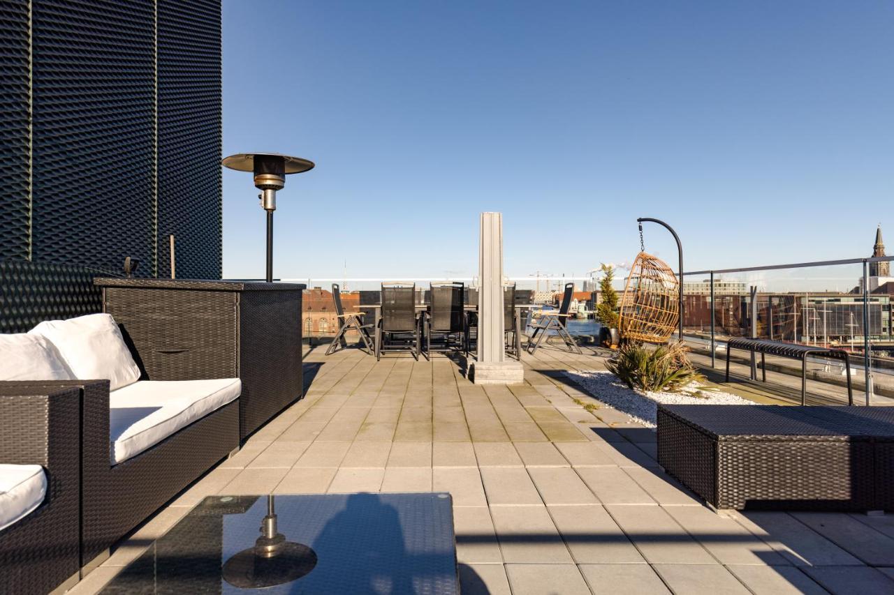 Luxury Harbourfront Penthouse With Private Rooftop Kopenhagen Bagian luar foto