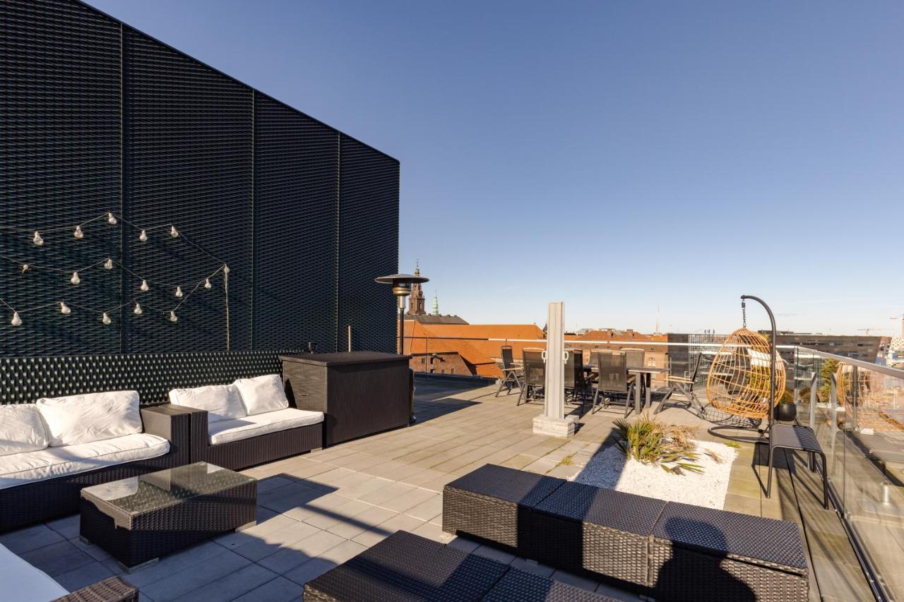Luxury Harbourfront Penthouse With Private Rooftop Kopenhagen Bagian luar foto