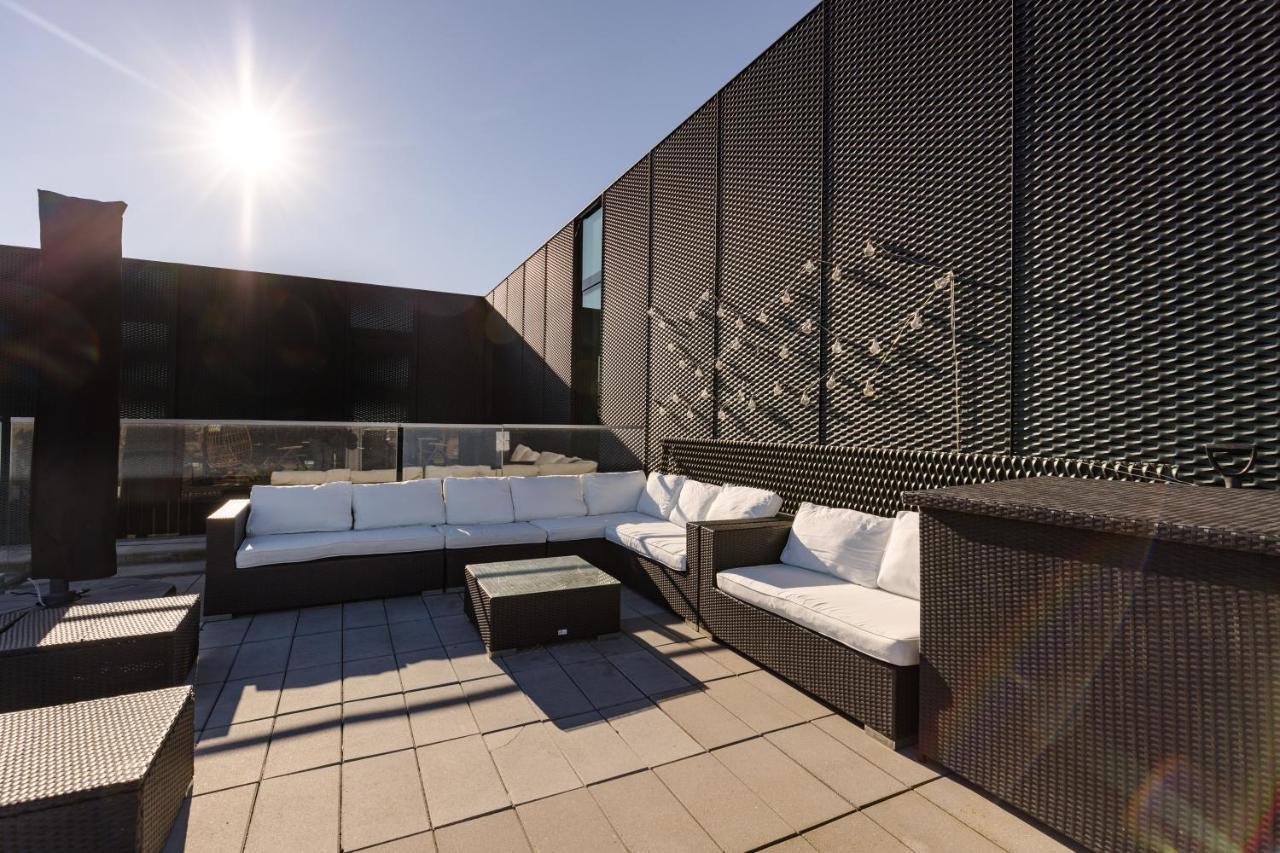 Luxury Harbourfront Penthouse With Private Rooftop Kopenhagen Bagian luar foto